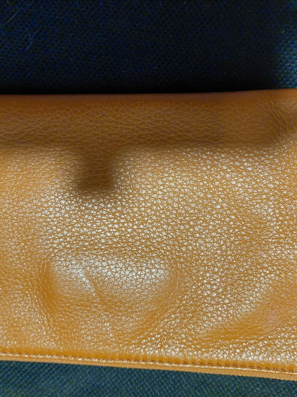 Michael Kors Cognac Leather Wallet with Gold MK Emblem NWT
